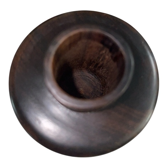 African Ebony Wood Vessel | Handcrafted by Mozambican Artisans, storage vessel - Picture 7 of 10